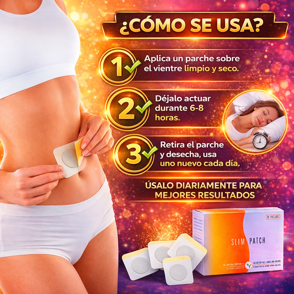 🔥🩹 SLIM PATCH: LA NUEVA FORMA DE QUEMAR GRASA TODOS LOS DÍAS🔥🩹