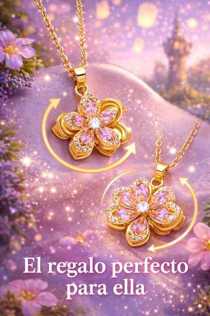 💖✨ Flor Mágica del Reino de Rapunzel 👑