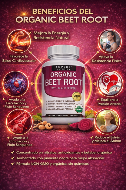 🔥 Organic Beet Root: Energía Natural Que Transforma Tu Vida 💪🌿