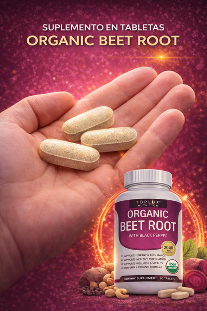 🔥 Organic Beet Root: Energía Natural Que Transforma Tu Vida 💪🌿