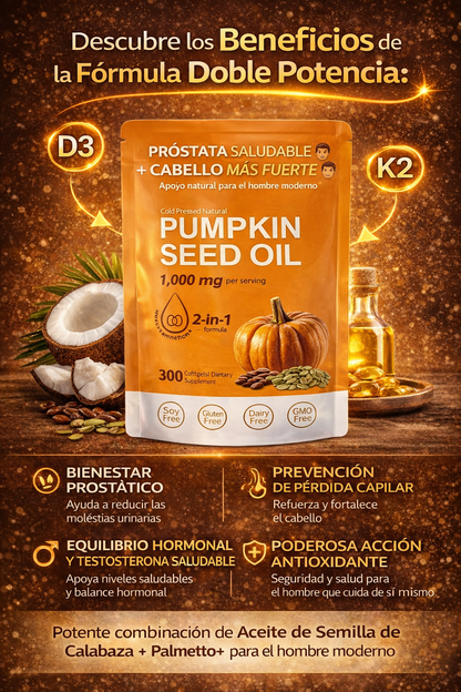 Próstata Protegida + Cabello Más Fuerte Después de los 40 💪🧑‍🦱