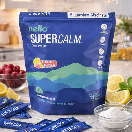 SuperCalm Nello® Fórmula Avanzada para la Calma y Manejo del Estrés, empieza hoy mismo